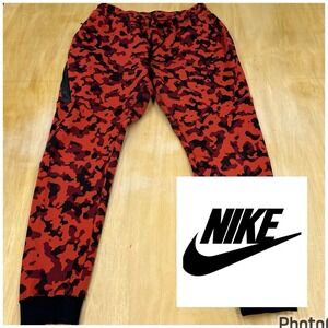 Nike Tech Fleece Street Camo Jogger Mens Sz Large (Waist 32-35") Slim Fit Sweats